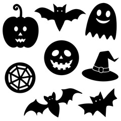 Obraz premium Halloween set
