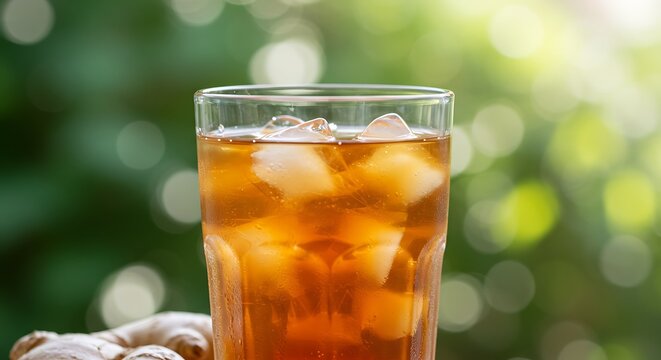 Amber Elixir of Summer's Grace AI Generated