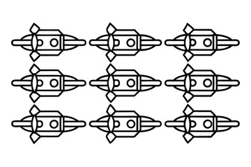 velocitycarrier gx line art transport machine rendered with clean minimal lines