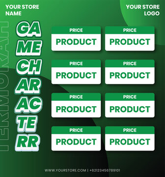 Game Purchase Poster Template Green