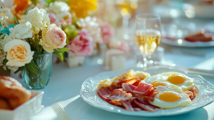 breakfast on the table