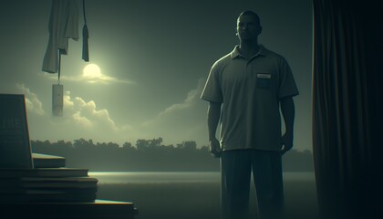 Prisoner Dawn Scene