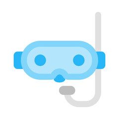 Scuba diving Mask flat icon
