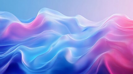 Ultra-modern vector light blue background featuring abstract smooth gradients and fluid digital waves