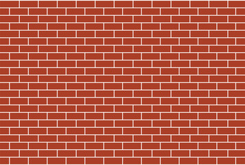 Red brick wall background
