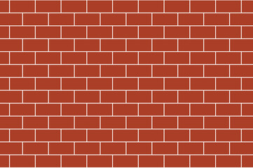 Red brick wall background