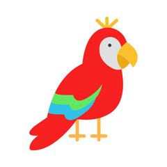 Parrot flat icon
