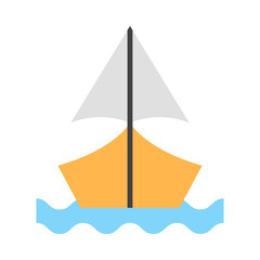Pirate Sails flat icon