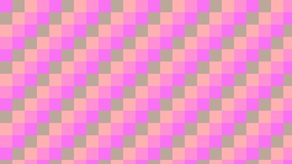 Pastel pink and gray checkered pattern
