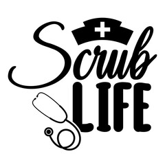 Scrub life Svg