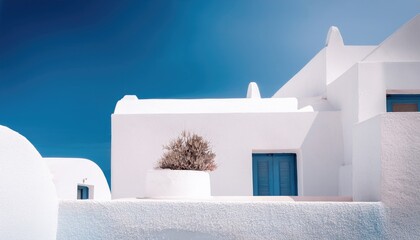 Beautiful architecture with santorini and greece style © Marko