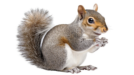 squirrel isolated  on a white background  , transparent png