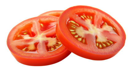 tomato slices isolated on white background , transparent
png 