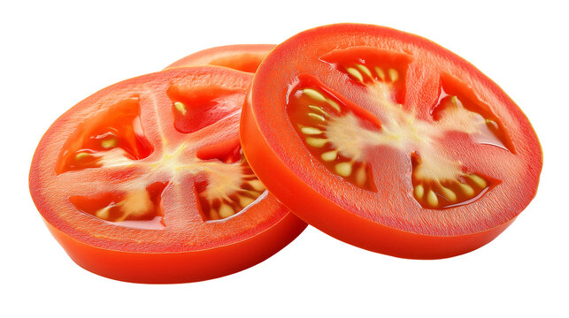 tomato slices isolated on white background , transparent
png 