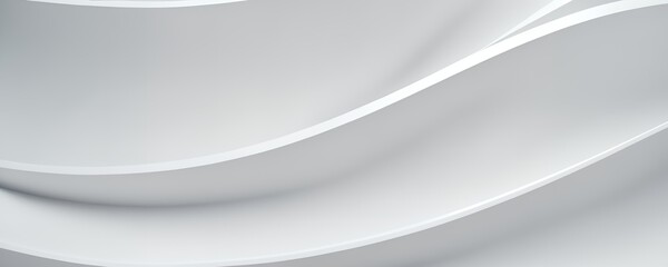 Abstract White Swirls and Curves