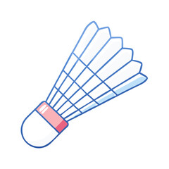 badminton shuttlecock icon, badminton shuttlecock vector illustration-simple illustration of badminton shuttlecock, perfect for badminton shuttlecock logos and icons