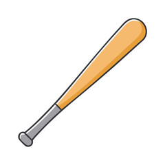 baseball bat icon, baseball bat vector illustration-simple illustration of baseball bat, perfect for baseball bat logos and icons