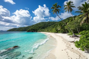  Background, tropical beach in thailand