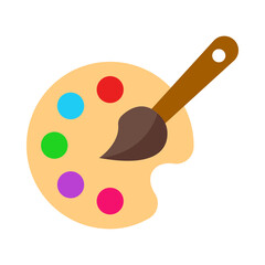 Palette flat icon