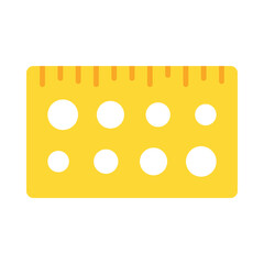 Stencil flat icon