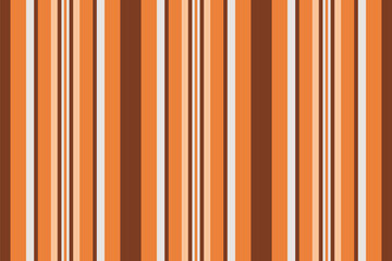 Obraz premium Iconic background fabric seamless, canadian vertical stripe textile. Aged pattern texture vector lines in orange and white colors.