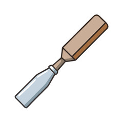 chisel icon, chisel vector illustration-simple illustration of chisel, perfect for chisel logos and icons
