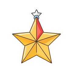 christmas star icon, christmas star vector illustration-simple illustration of christmas star, perfect for christmas star logos and icons
