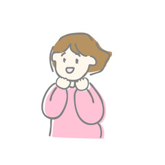 すみれさん　わくわく　女性