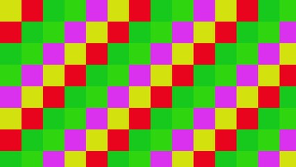 Colorful, vibrant, repeating square pattern
