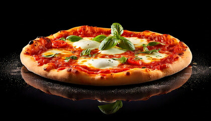 food fresh pizza slice vegan caprese