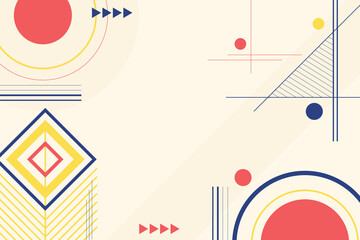 Obraz premium Modern abstract geometric background design