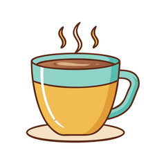 coffee cup icon, coffee cup vector illustration-simple illustration of coffee cup, perfect for coffee cup logos and icons