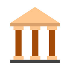 Pantheon flat icon