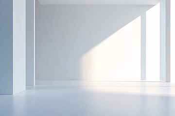 Empty Modern Interior Space with Natural Light