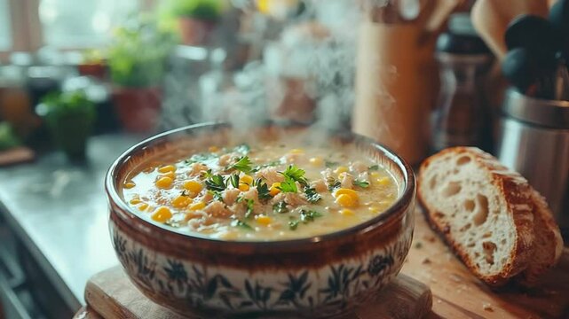 crab and corn chowder video canadian seafood