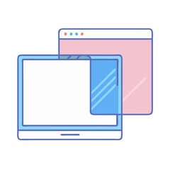 digital overlay icon, digital overlay vector illustration-simple illustration of digital overlay, perfect for digital overlay logos and icons