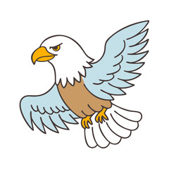eagle icon, eagle vector illustration-simple illustration of eagle, perfect for eagle logos and icons