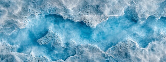 Fototapeta premium Glacial Meltwater Texture