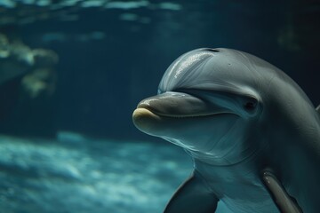 Fototapeta premium dolphin in the water