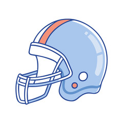 football helmet icon, football helmet vector illustration-simple illustration of football helmet, perfect for football helmet logos and icons