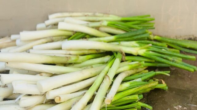 Freshly harvested bunch of clean cal&ccedil;ots ready to cook.