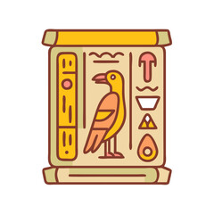 hieroglyphs icon, hieroglyphs vector illustration-simple illustration of hieroglyphs, perfect for hieroglyphs logos and icons