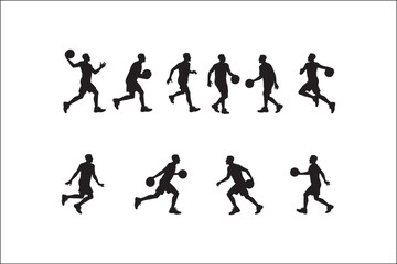 Basketball Silhouette Vector | Player SVG | Slam Dunk Clipart PNG

Basketball Player SVG | Dribble & Dunk Silhouette | Sports Vector Art

Basketball Action Silhouette | Jump Shot SVG Cut File | Sports