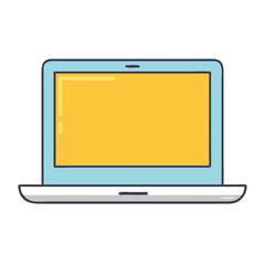 laptop icon, laptop vector illustration-simple illustration of laptop, perfect for laptop logos and icons