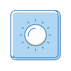 light dimmer icon, light dimmer vector illustration-simple illustration of light dimmer, perfect for light dimmer logos and icons