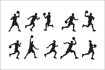 Basketball Silhouette Vector | Player SVG | Slam Dunk Clipart PNG

Basketball Player SVG | Dribble & Dunk Silhouette | Sports Vector Art

Basketball Action Silhouette | Jump Shot SVG Cut File | Sports