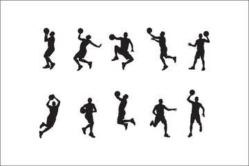 Basketball Silhouette Vector | Player SVG | Slam Dunk Clipart PNG

Basketball Player SVG | Dribble & Dunk Silhouette | Sports Vector Art

Basketball Action Silhouette | Jump Shot SVG Cut File | Sports