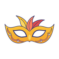 masquerade mask icon, masquerade mask vector illustration-simple illustration of masquerade mask, perfect for masquerade mask logos and icons