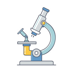 microscope icon, microscope vector illustration-simple illustration of microscope, perfect for microscope logos and icons