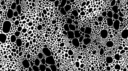 Abstract organic cell pattern on white background providing a fluid texture